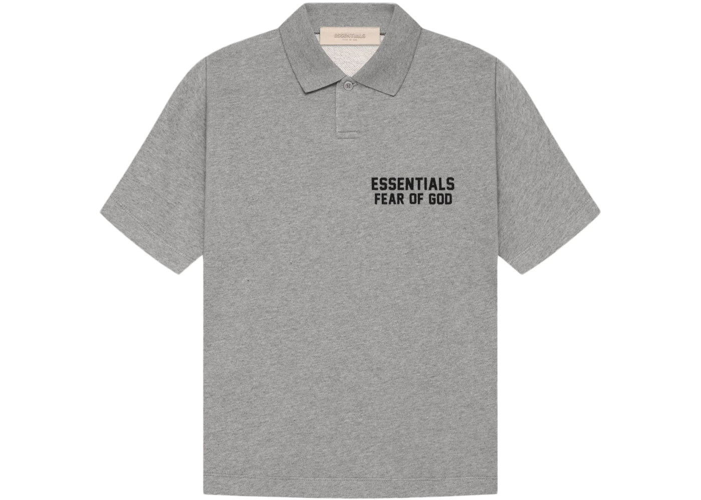 Fear of God Essentials Kids S/S Polo Dark Oatmeal