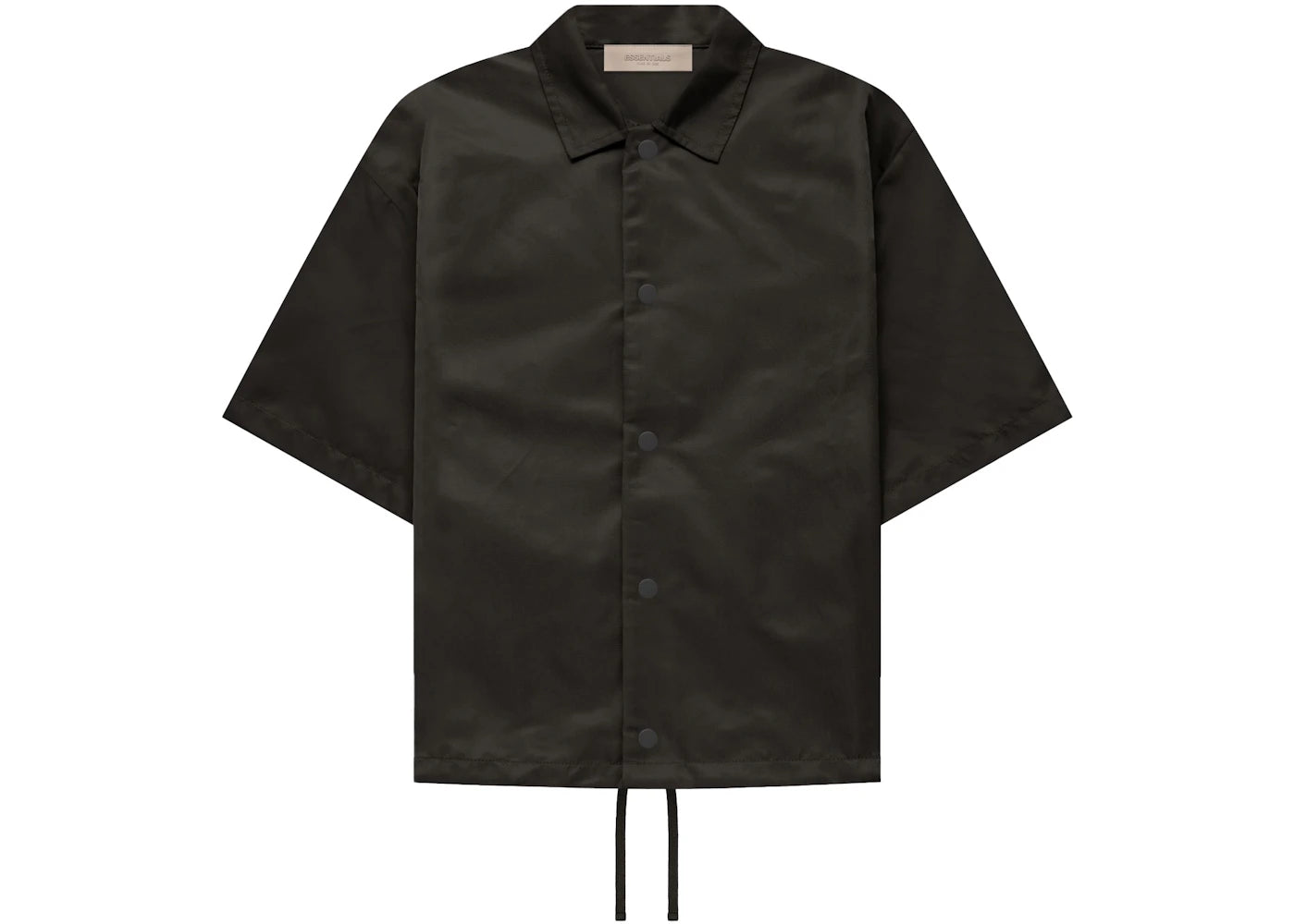 Fear of God Essentials Kid's SS Nylon Shirt Off Black