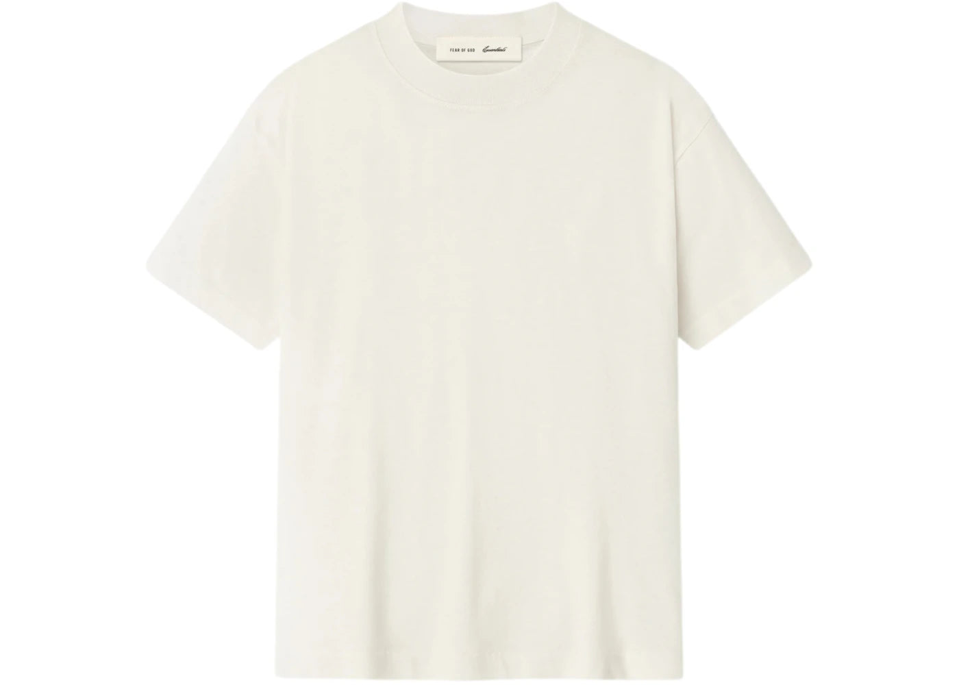 Fear of God Essentials Kids Signature Classic Short Sleeve Tee Ivory