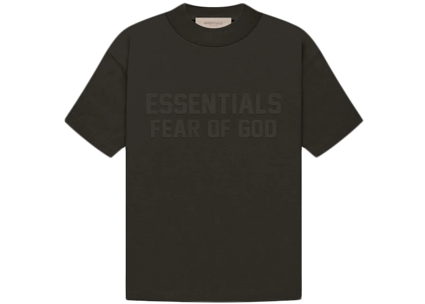 Fear of God Essentials Kid's T-shirt Off Black