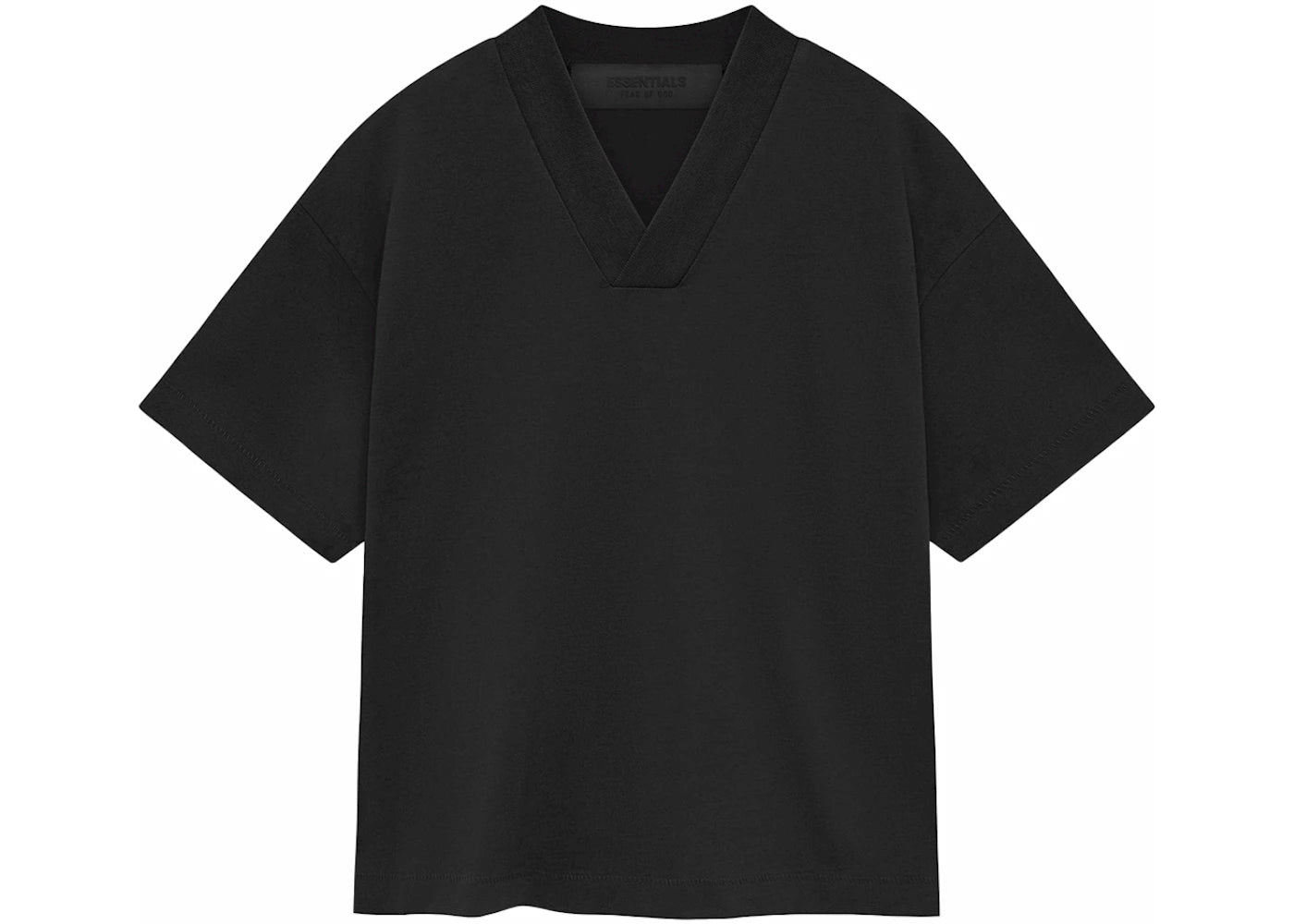 Fear of God Essentials Kids V-Neck T-shirt Jet Black