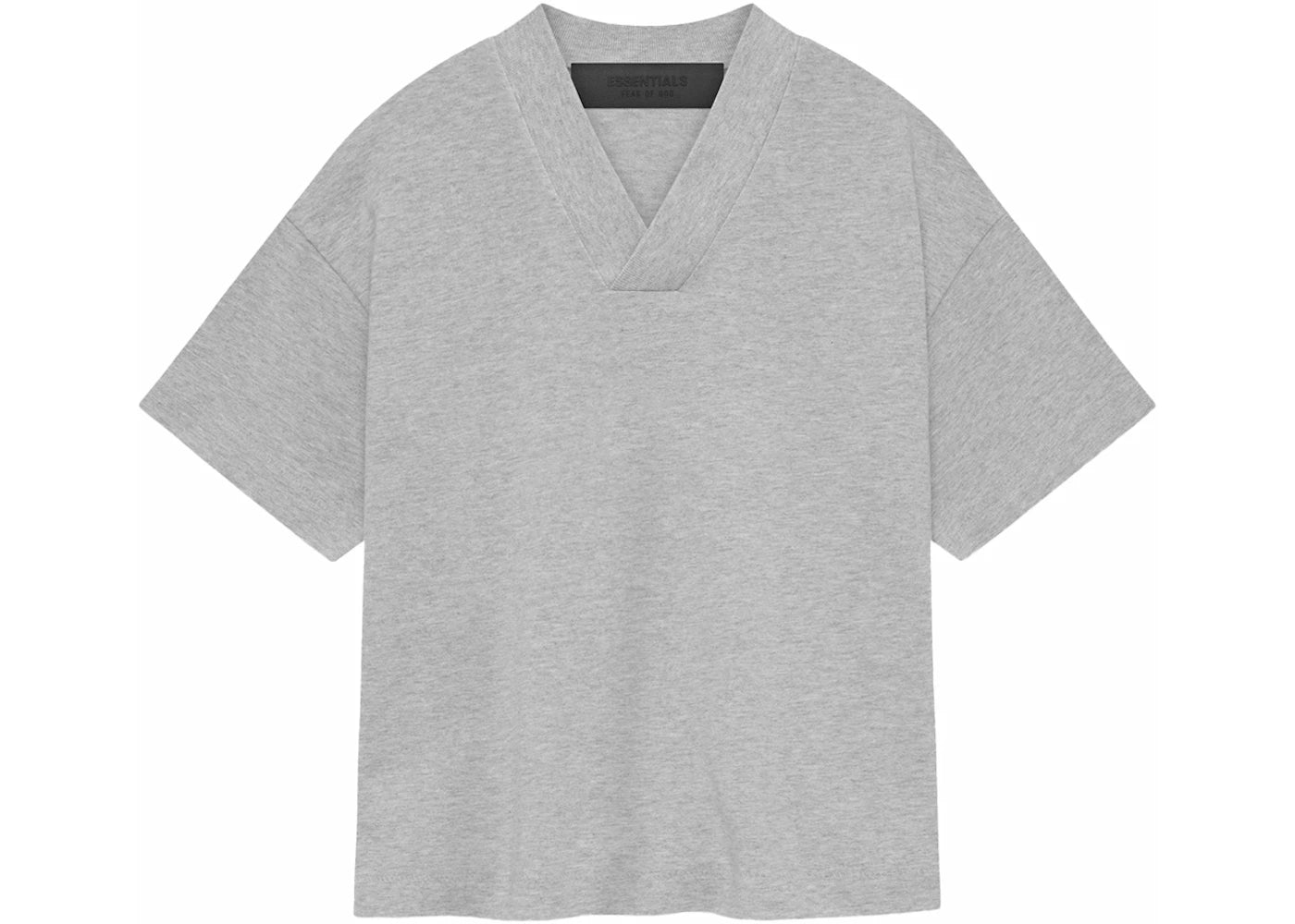 Fear of God Essentials Kids V-Neck T-shirt Light Heather Grey