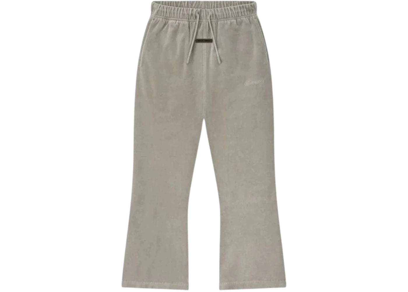 Fear of God Essentials Kids Velour Flare Sweatpant Smoke Grey