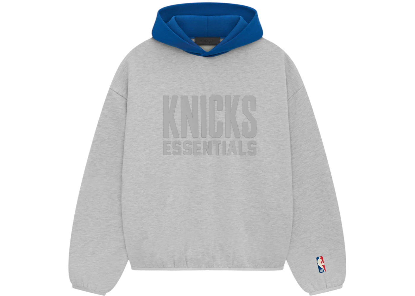 Fear of God Essentials NBA Knicks Hoodie Light Heather