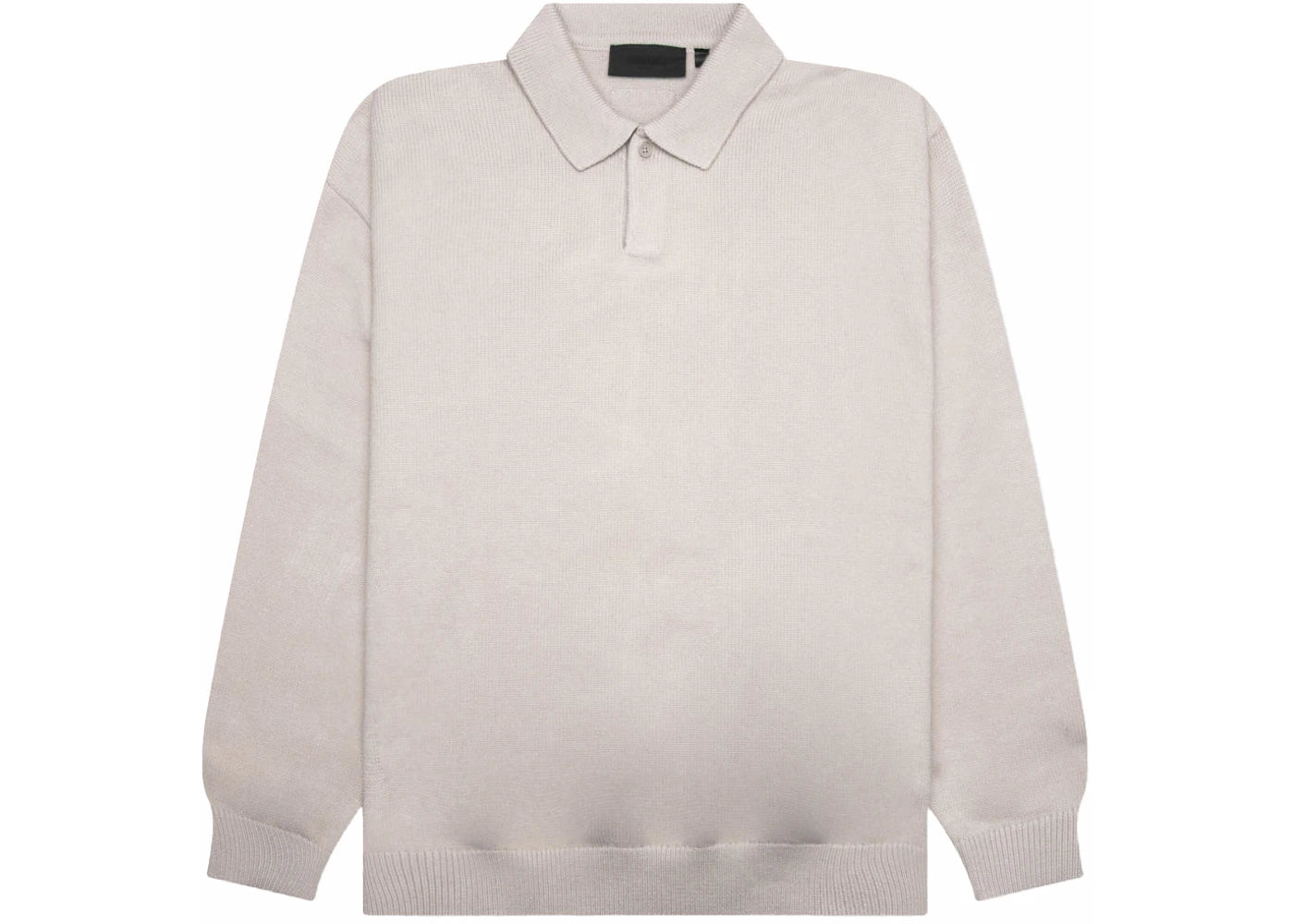 Fear of God Essentials Knit Polo Silver Cloud