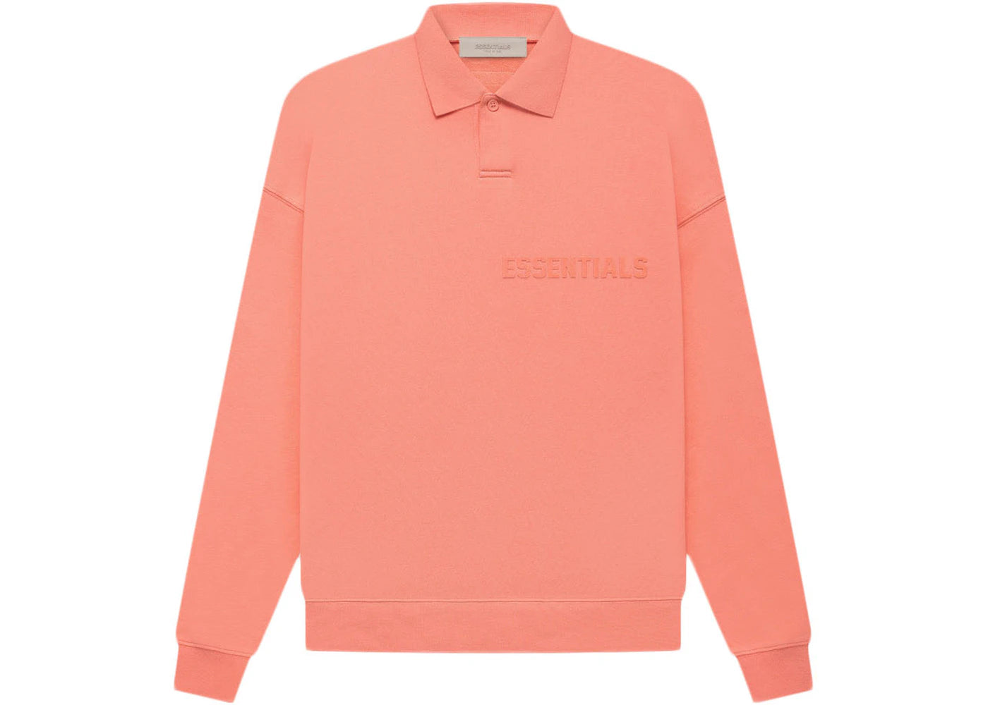 Fear of God Essentials L/S Polo Coral