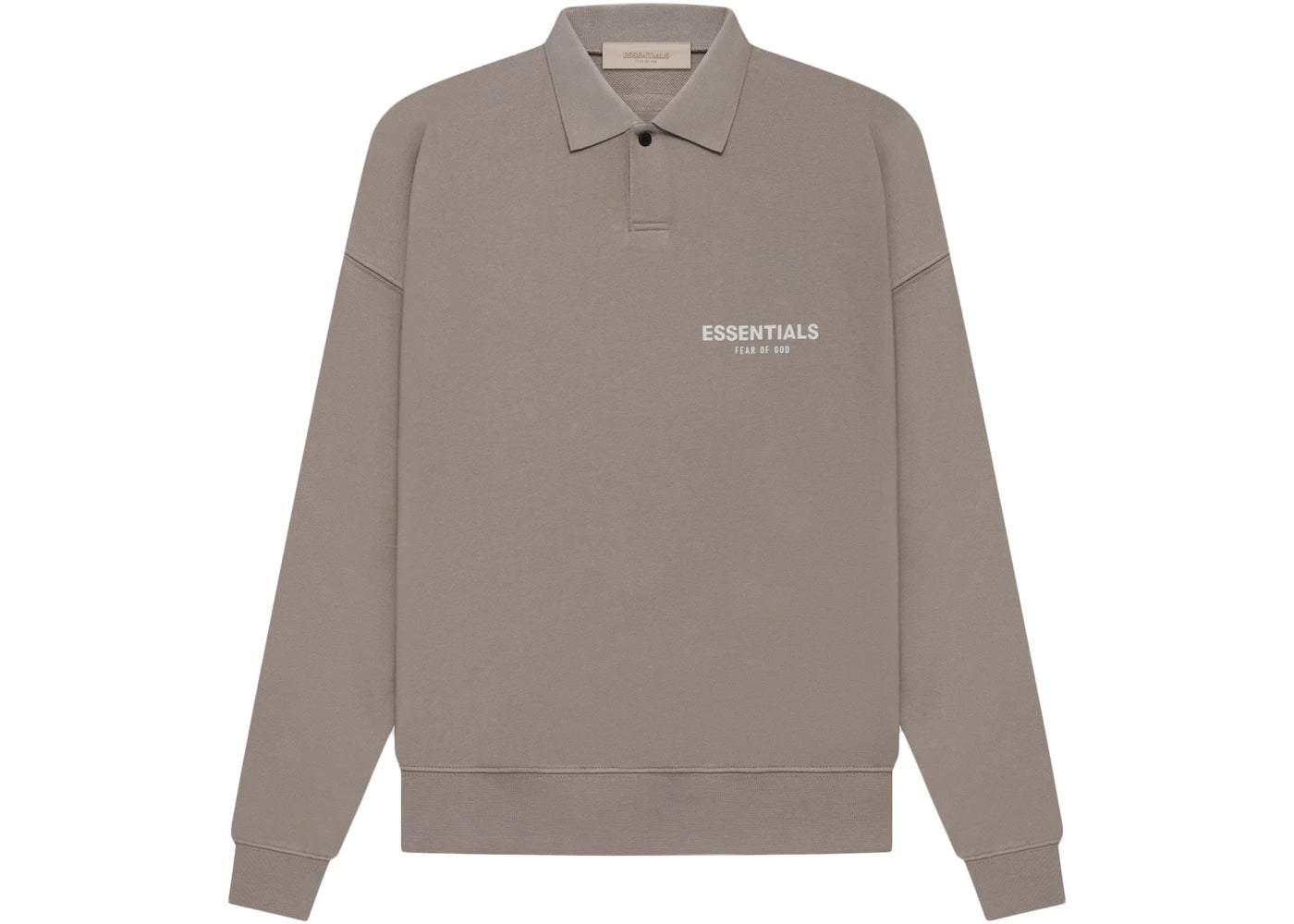 Fear of God Essentials L/S Polo Desert Taupe