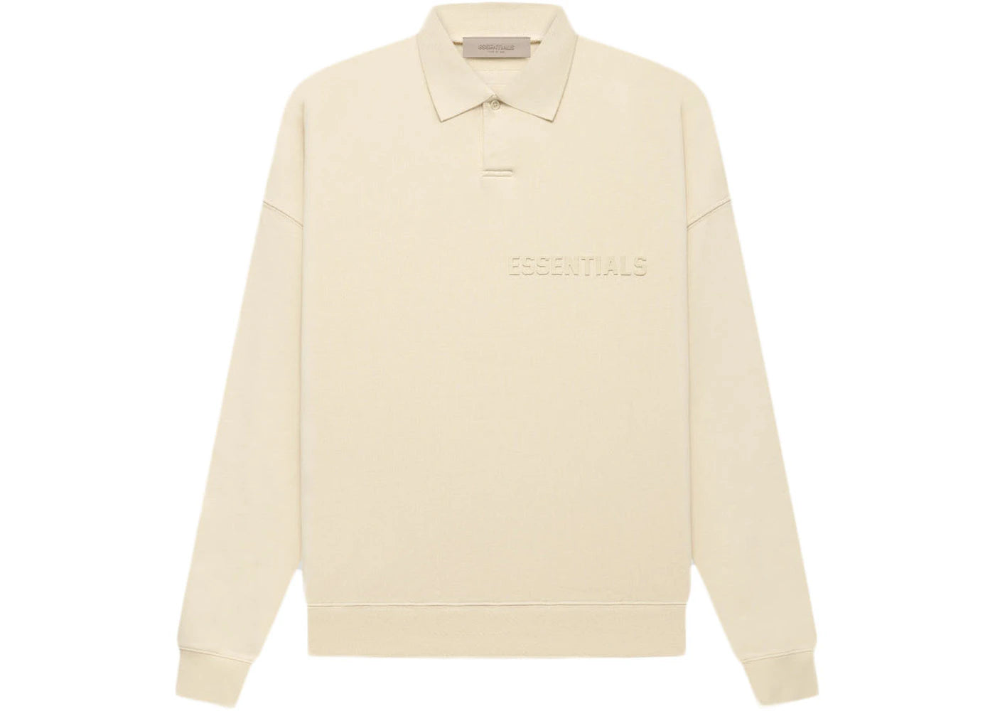 Fear of God Essentials L/S Polo Egg Shell