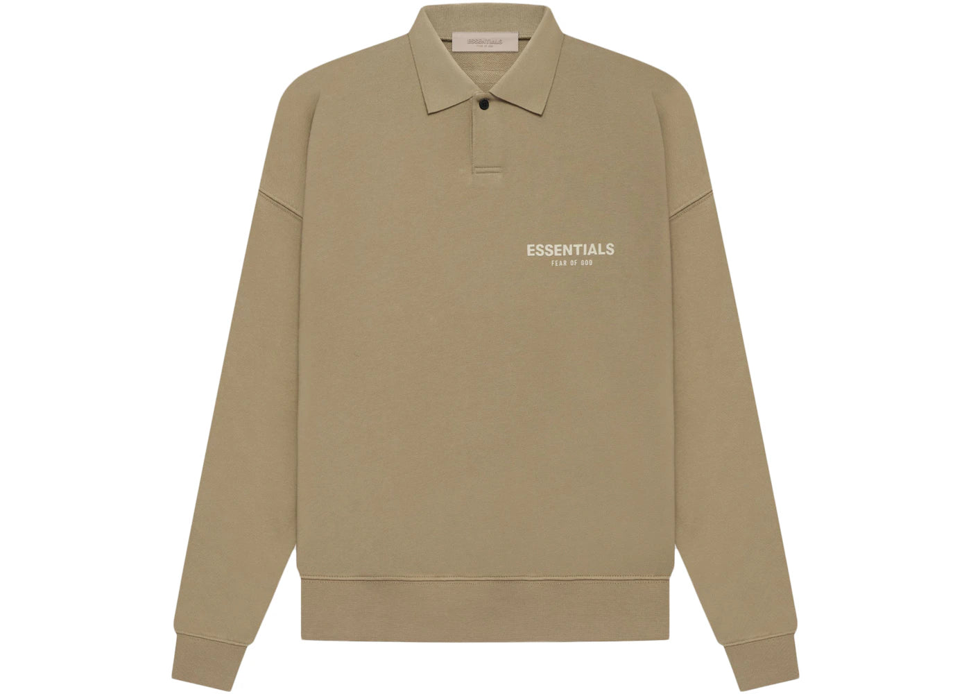 Fear of God Essentials L/S Polo Oak