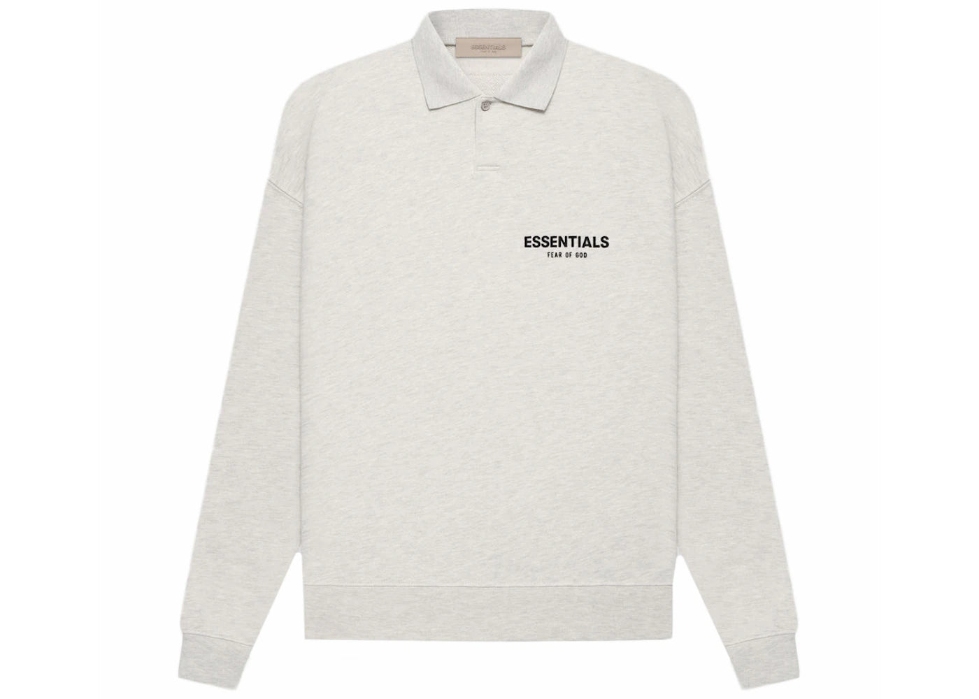 Fear of God Essentials L/S Polo (SS22) Light Oatmeal