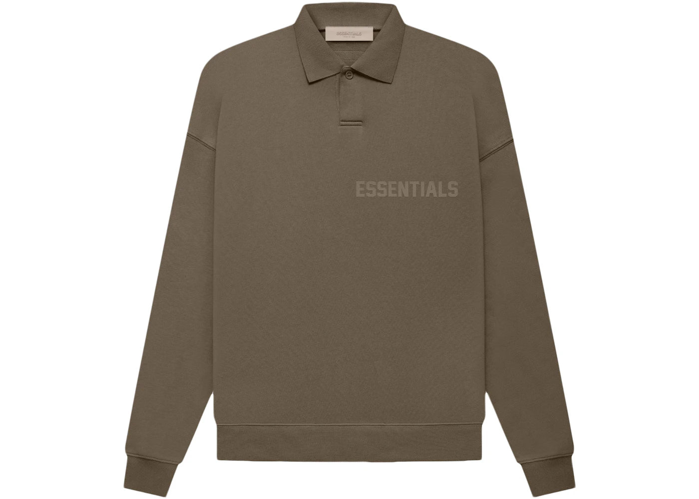 Fear of God Essentials LS Polo Wood