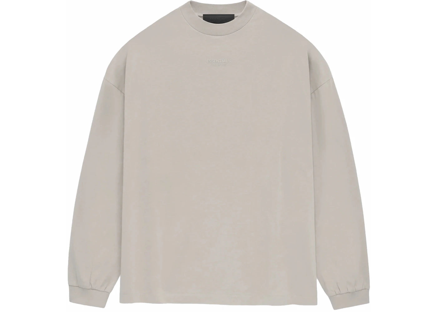 Fear of God Essentials LS Tee Silver Cloud