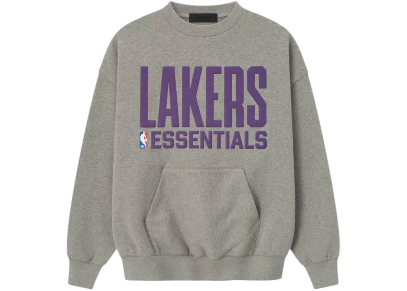 Fear of God Essentials Lakers Sport Crewneck Concrete Heather