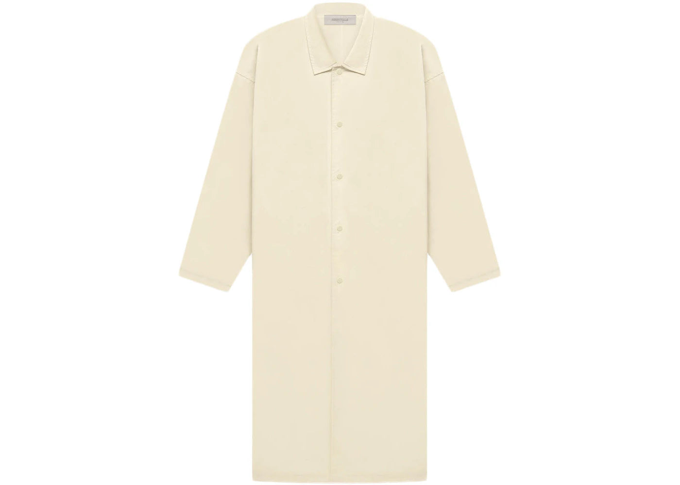 Fear of God Essentials Long Coat Egg Shell