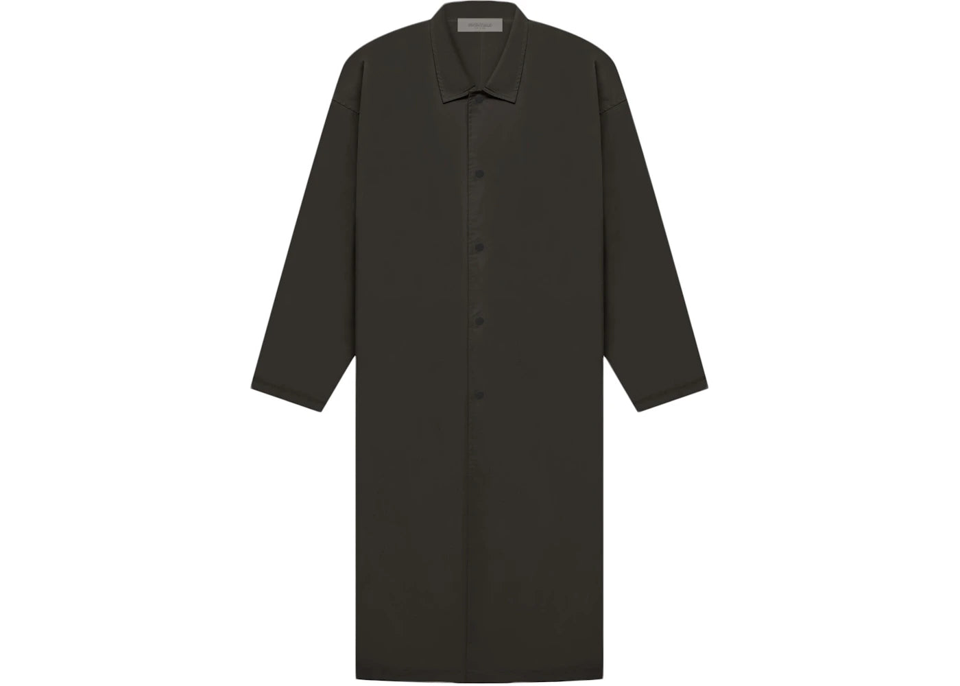 Fear of God Essentials Long Coat Off Black