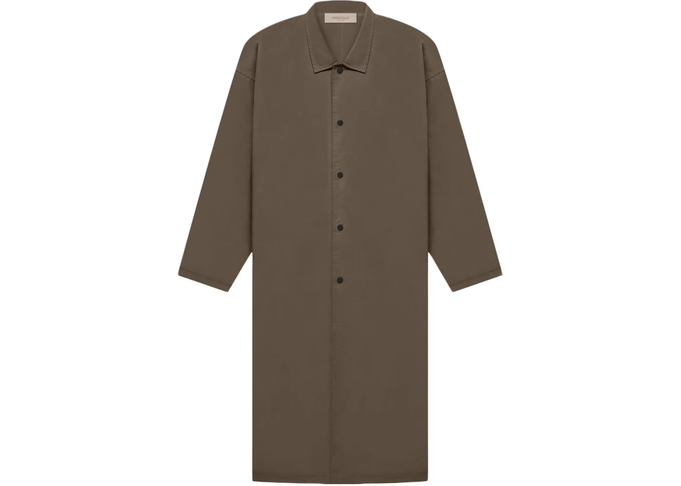 Fear of God Essentials Long Coat Wood