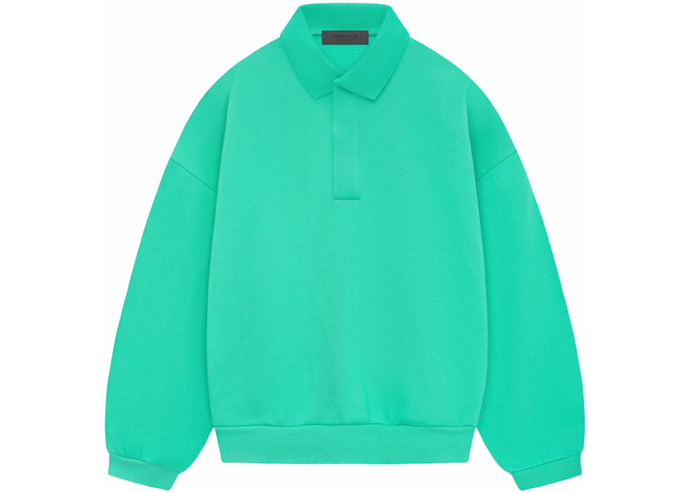 Fear of God Essentials Longsleeve Polo Mint Leaf