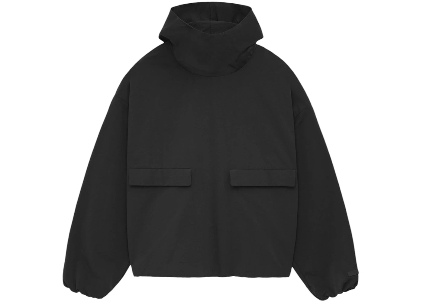 Fear of God Essentials Military Nylon Hooded Anorak Black