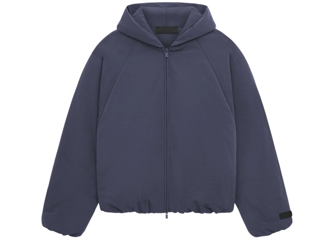 Fear of God Essentials Military Nylon Hooded Bomber Marine