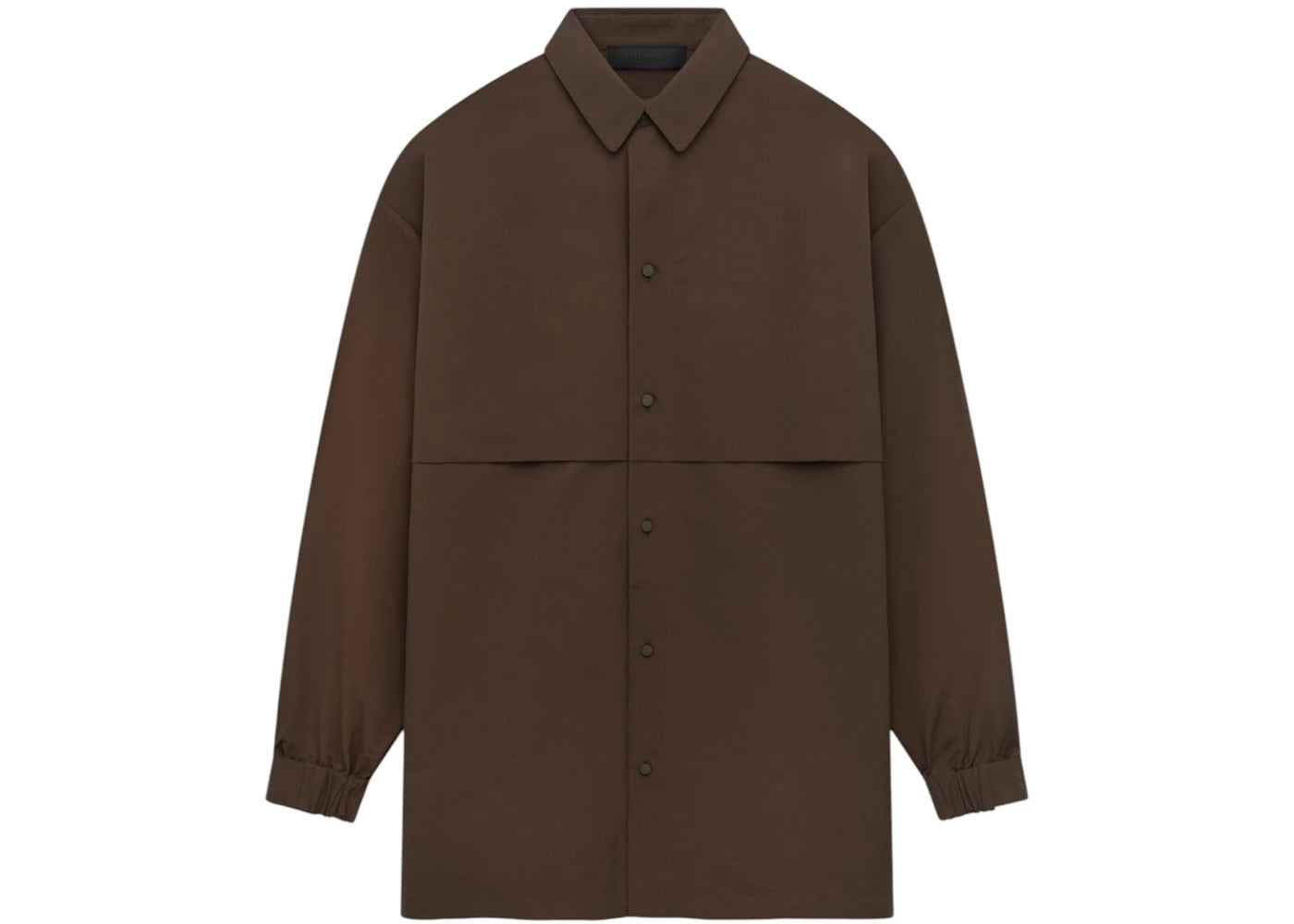 Fear of God Essentials Military Nylon Overshirt Brown
