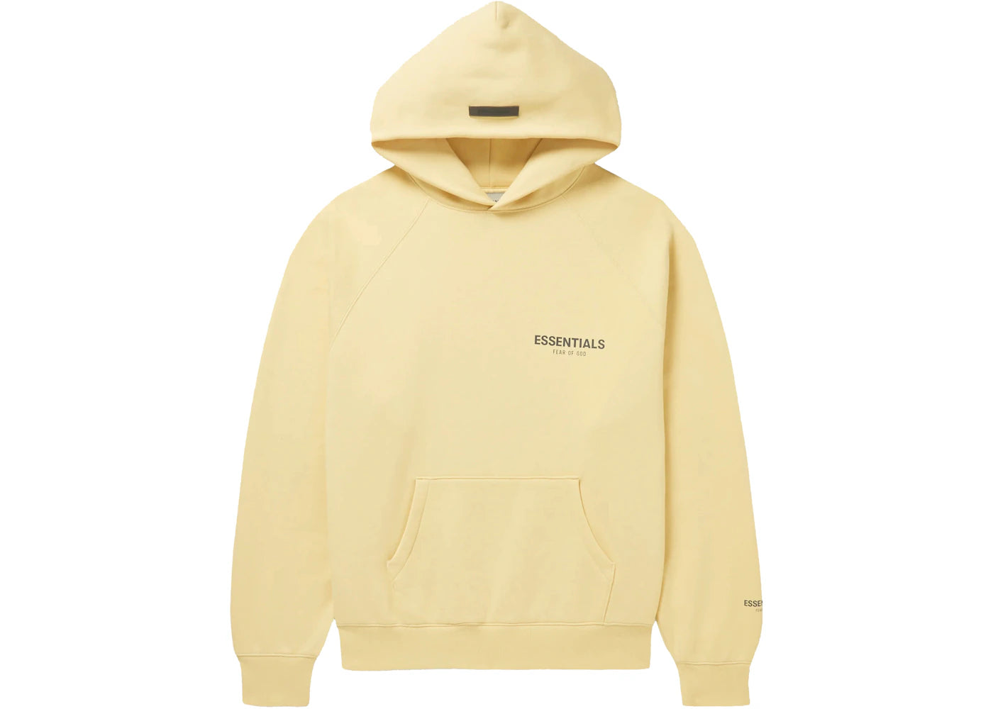 Fear of God Essentials Mr. Porter Exclusive Logo-Print Cotton-Blend Jersey Hoodie Garden Glove/Cream