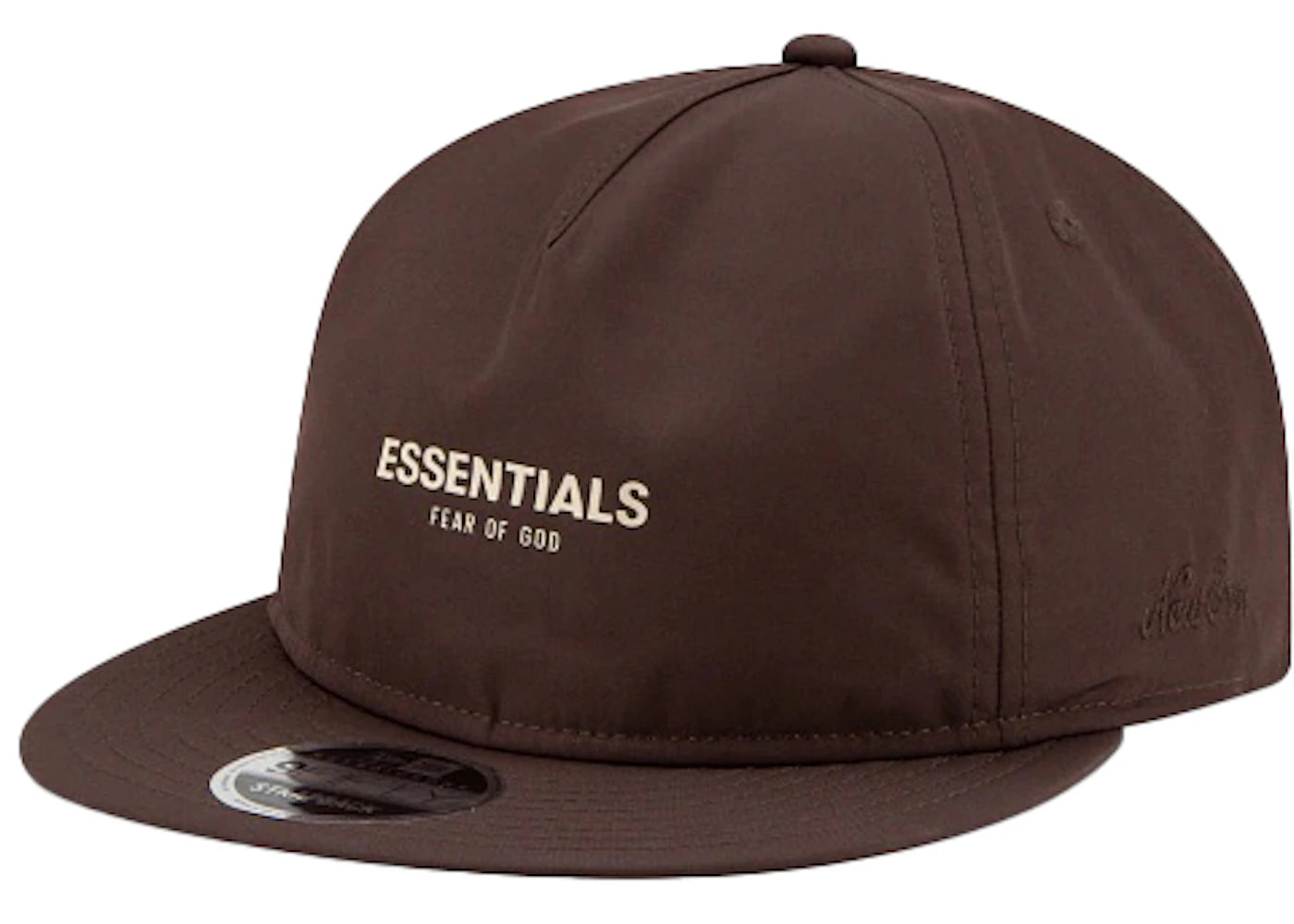 Fear of God Essentials New Era Retro Crown 9Fifty A-Frame Hat Walnut