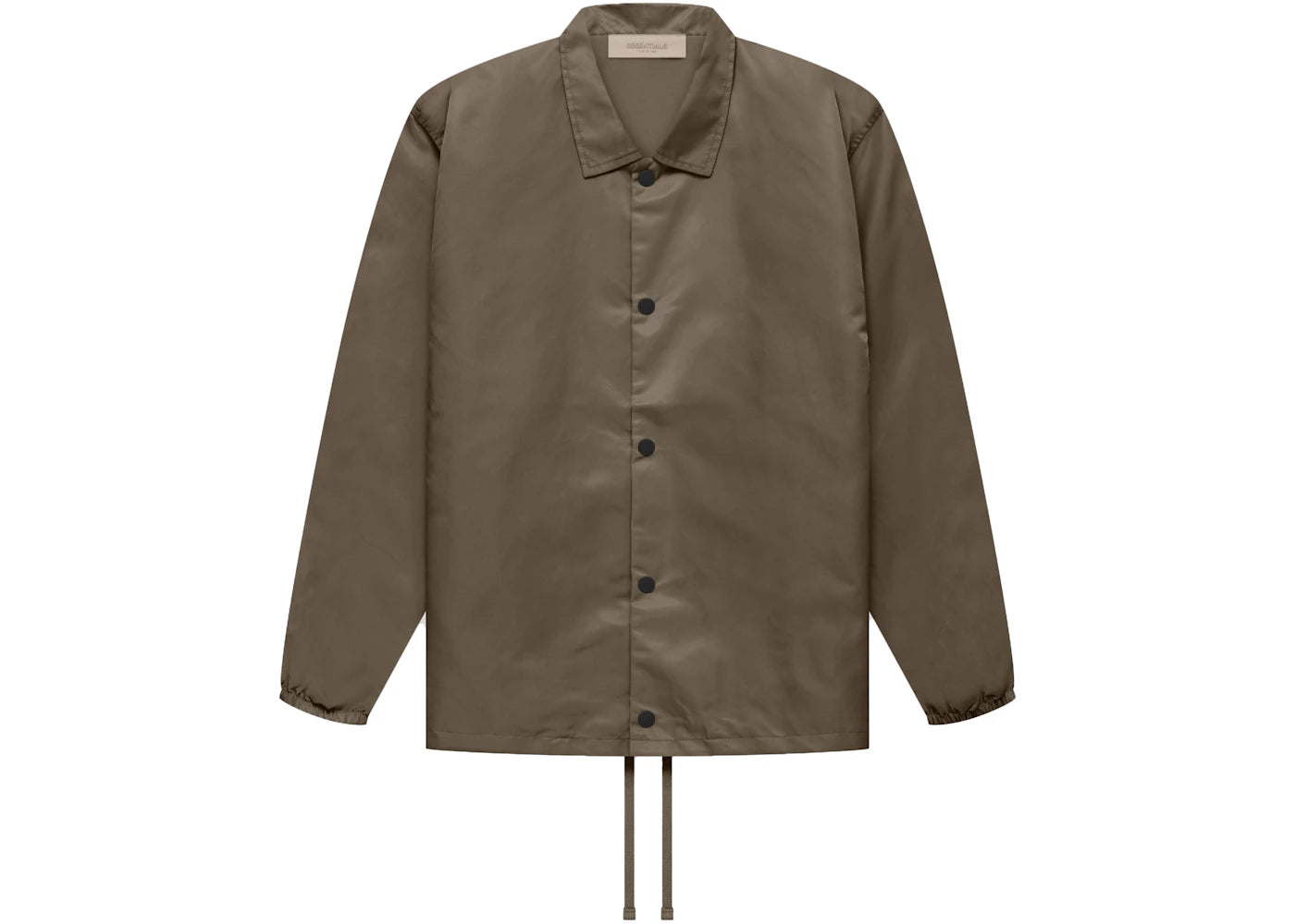 Fear of God Essentials Nylon Coaches Jacket Wood