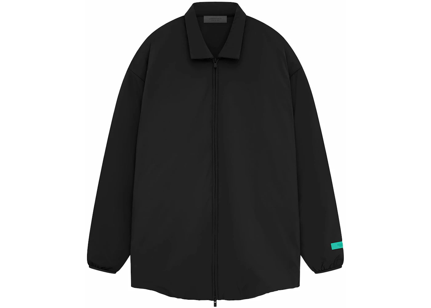 Fear of God Essentials Nylon Filled Shirt Jacket Jet Black