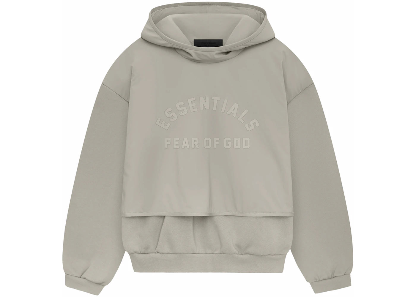 Fear of God Essentials Nylon Fleece Hooded Sweater Seal/Seal