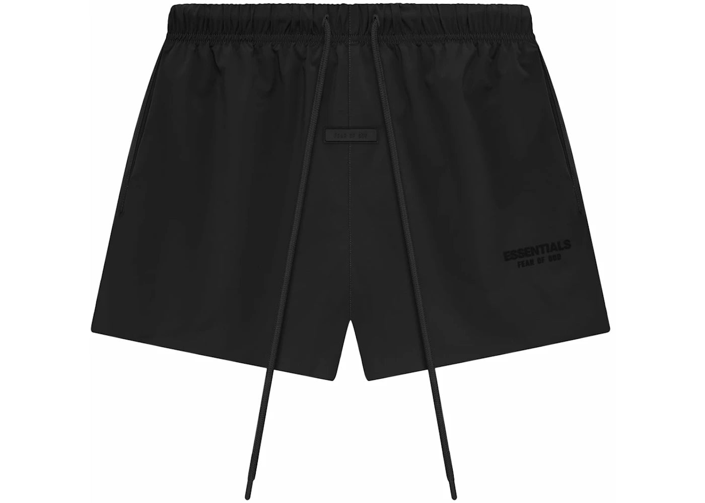 Fear of God Essentials Nylon Running Short Jet Black