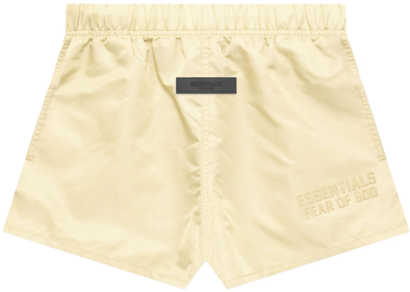 Fear of God Essentials Nylon Running Shorts Canary