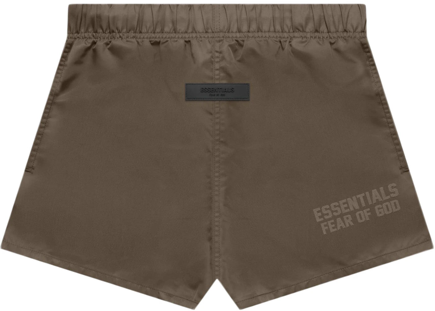 Fear of God Essentials Nylon Running Shorts Wood