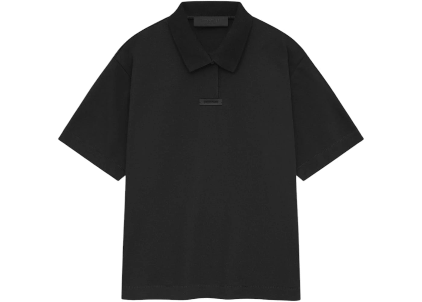Fear of God Essentials Pique Polo (FW24) Black