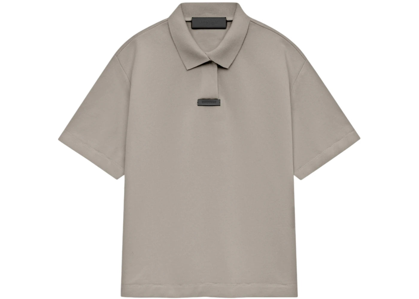 Fear of God Essentials Pique Polo Heather Gray