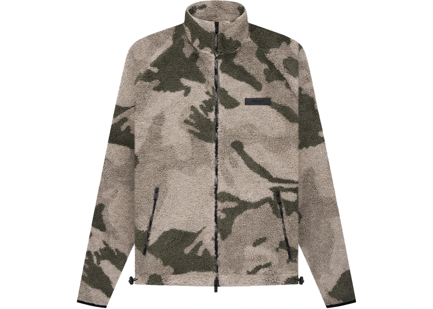 Fear of God Essentials Polar Fleece Full Zip Jacket Camo