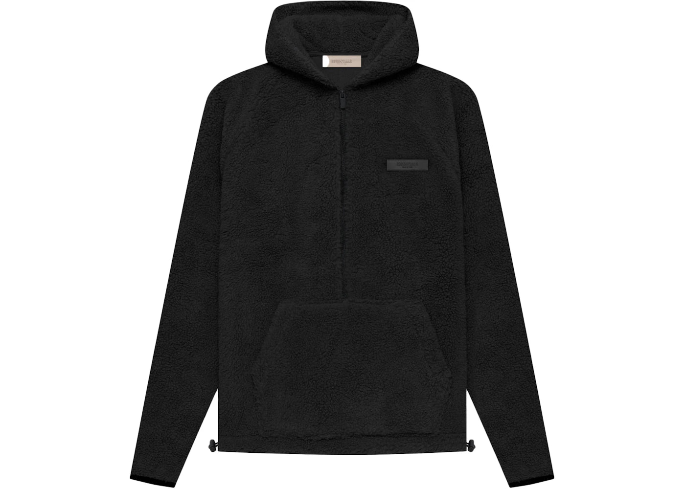 Fear of God Essentials Polar Fleece Half Zip Hoodie Iron