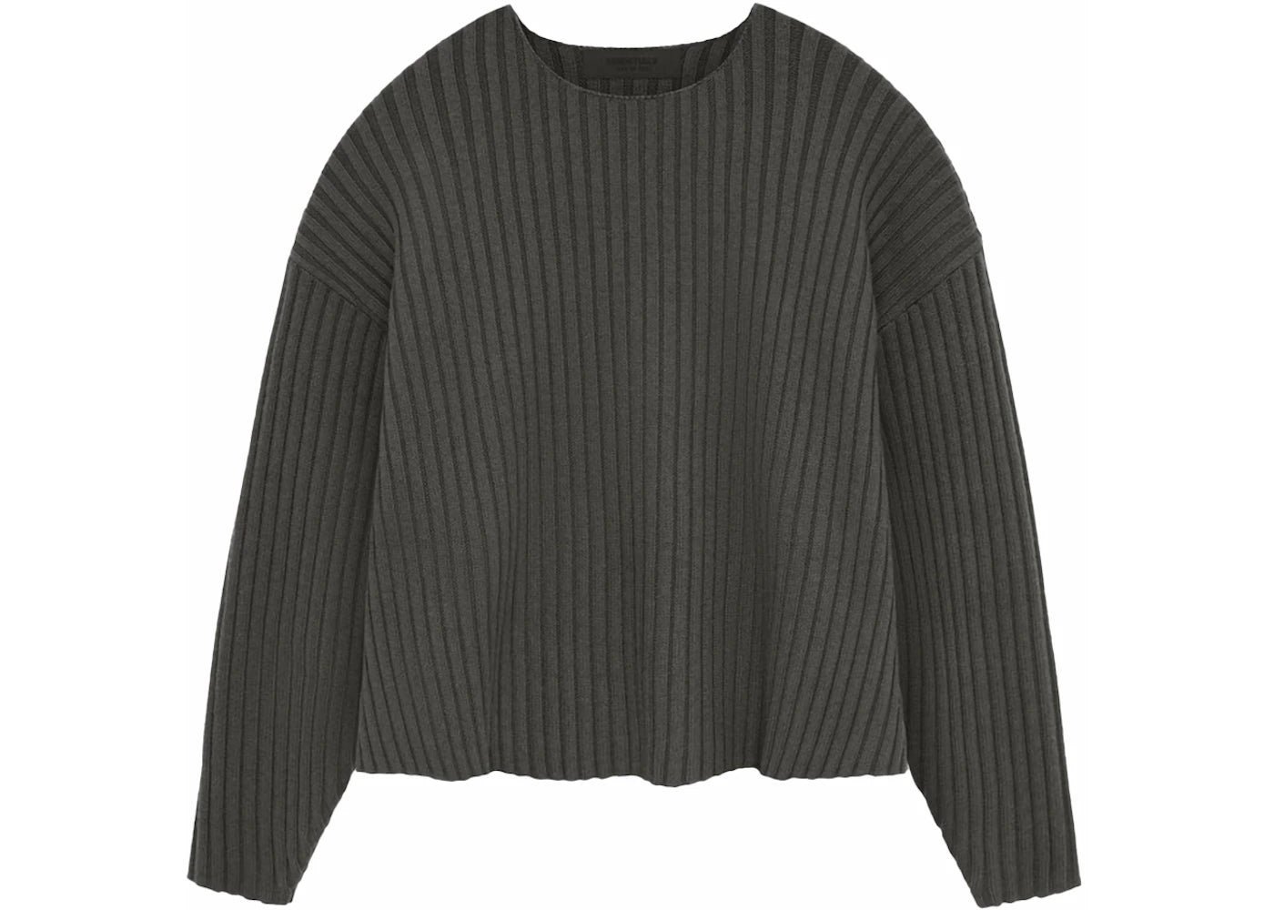 Fear of God Essentials Raw Neck Sweater Ink