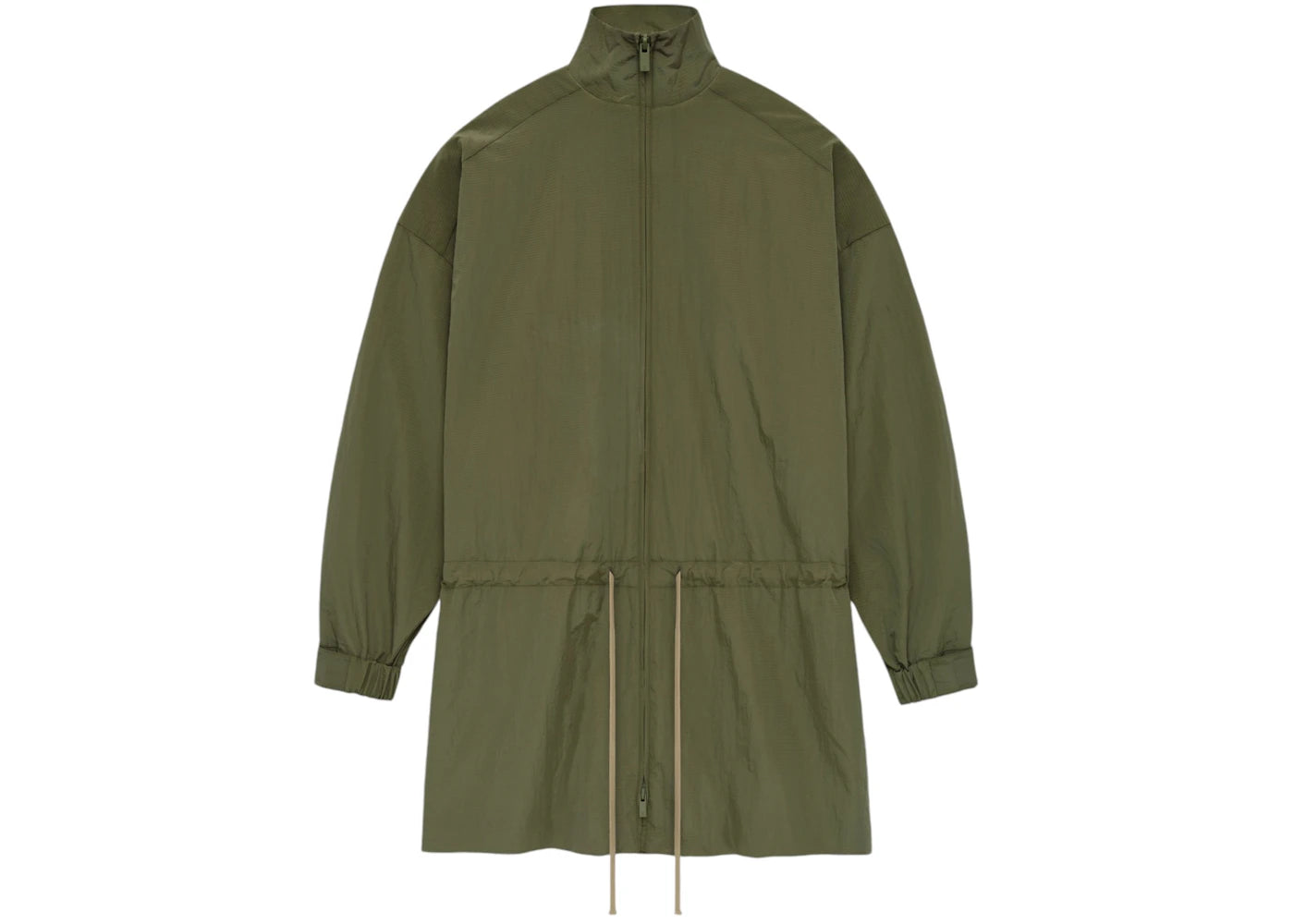 Fear of God Essentials Ripstop Mockneck Anorak Military