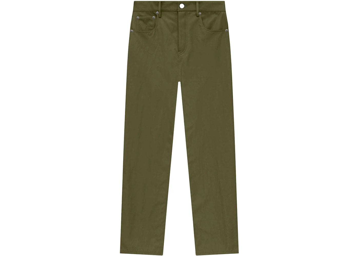Fear of God Essentials Textured Nylon 5-Pocket Pant Military