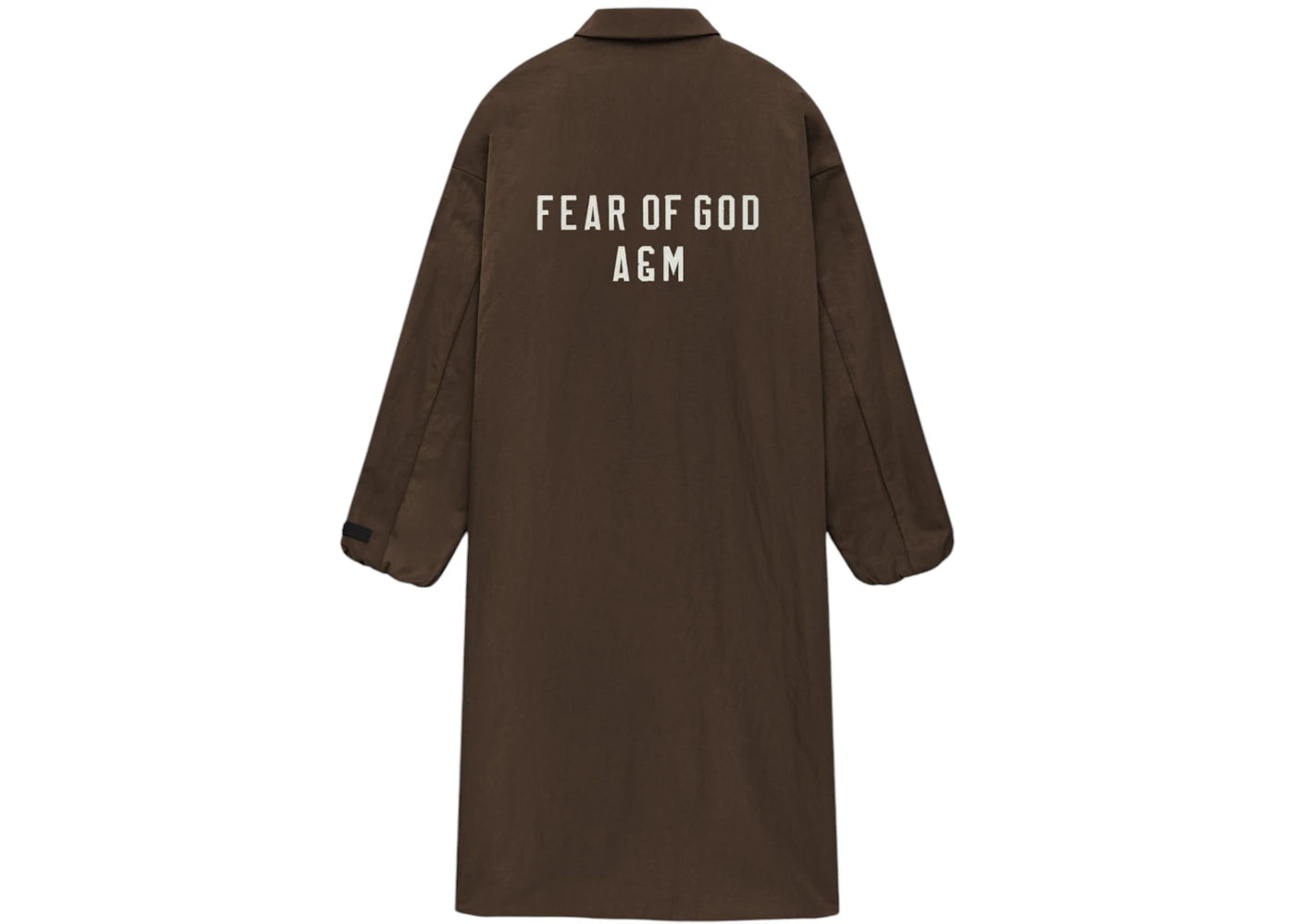 Fear of God Essentials Textured Nylon Trench Brown