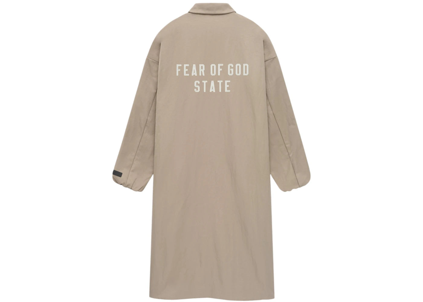 Fear of God Essentials Textured Nylon Trench Desert Sand
