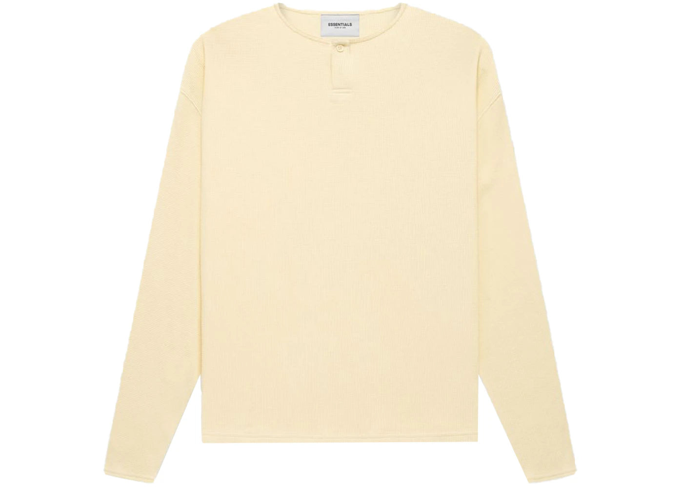 Fear of God Essentials Thermal L/S Henley Buttercream