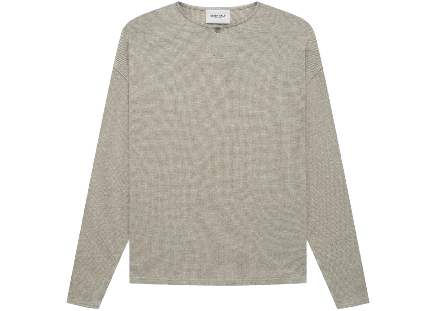 Fear of God Essentials Thermal L/S Henley Heather