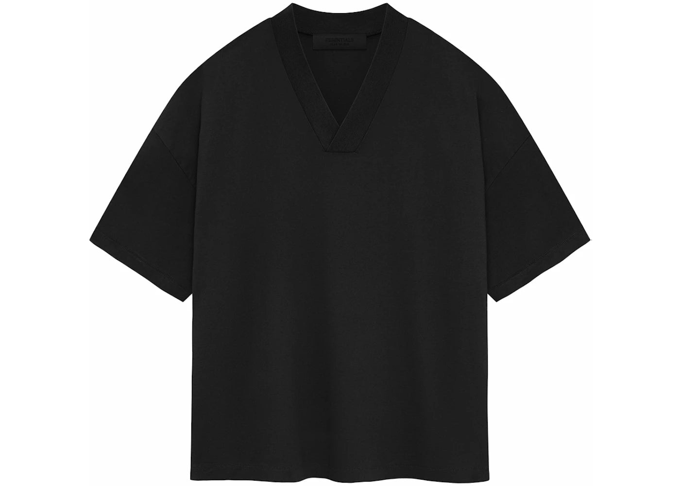 Fear of God Essentials V-Neck Tee Jet Black