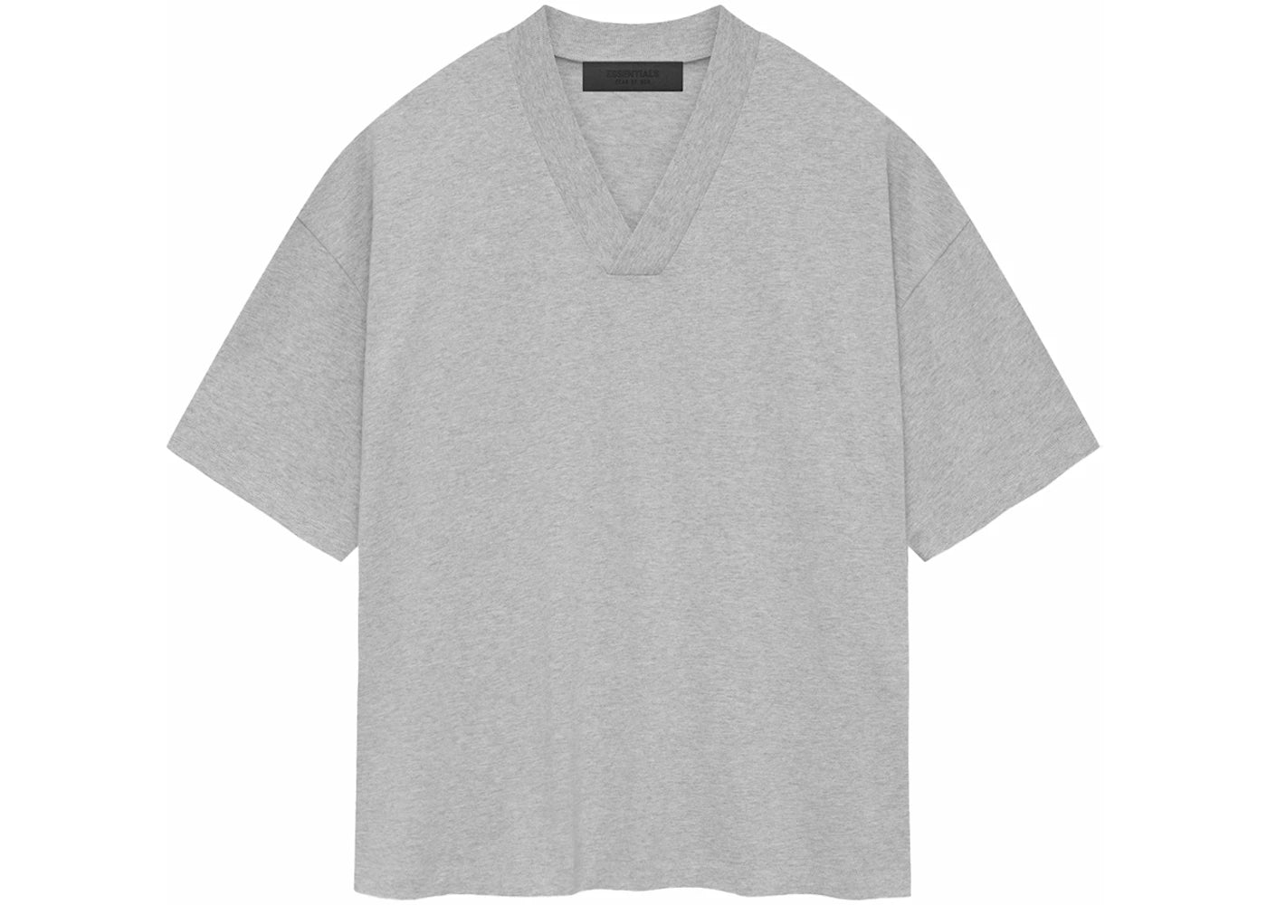 Fear of God Essentials V-Neck Tee Light Heather Grey