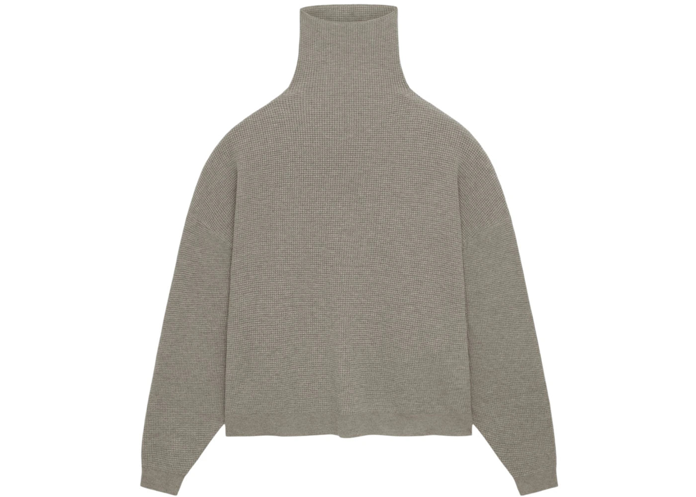 Fear of God Essentials Waffle Turtleneck Heather Gray