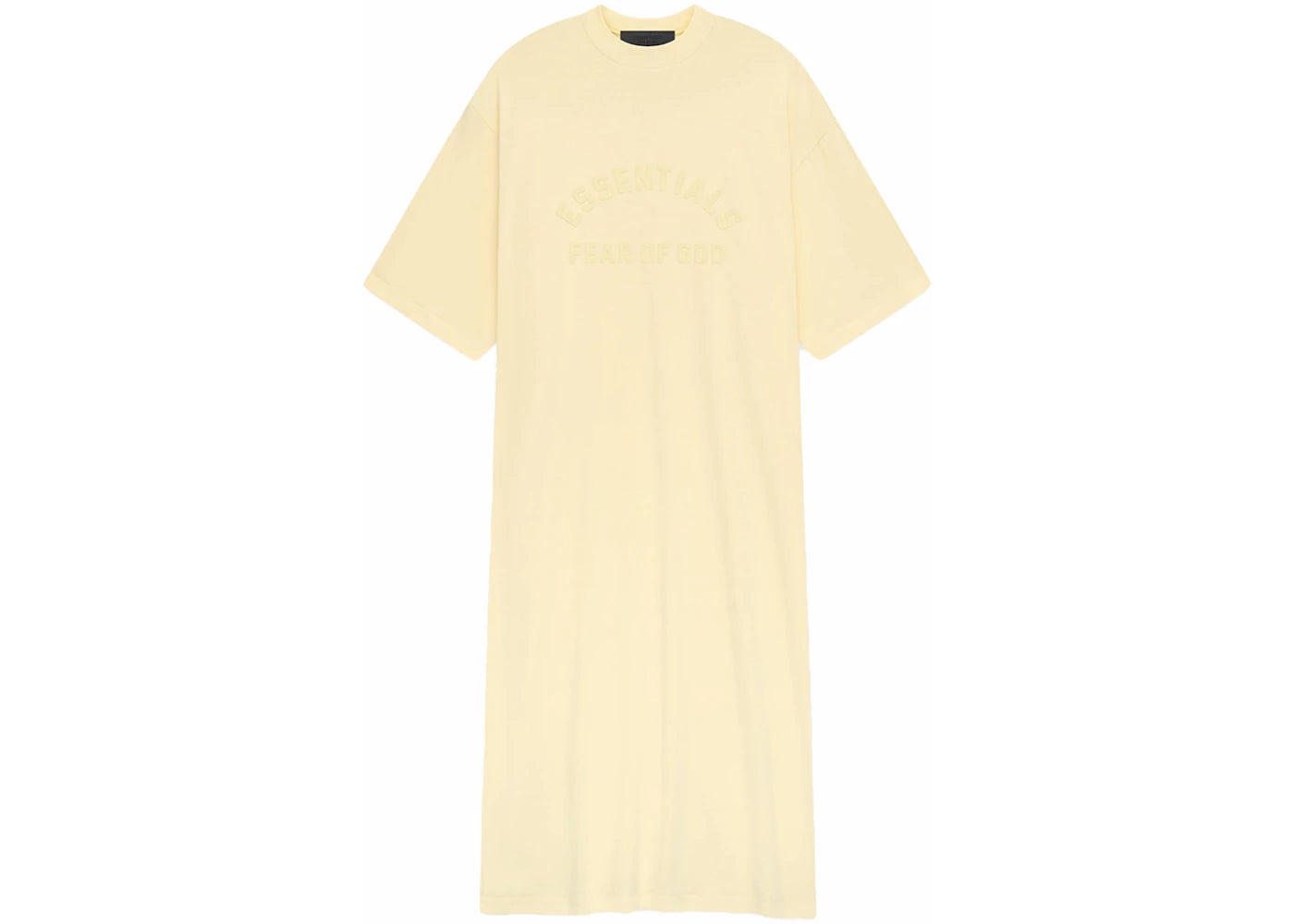 Fear of God Essentials Women's 3/4 Sleeve Dress Garden Yellow