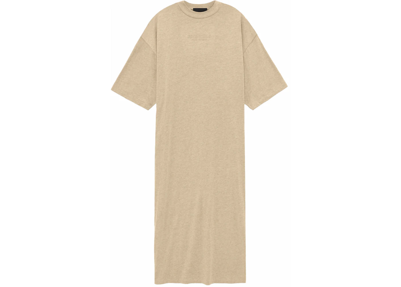 Fear of God Essentials Women's 3/4 Sleeve Dress Gold Heather