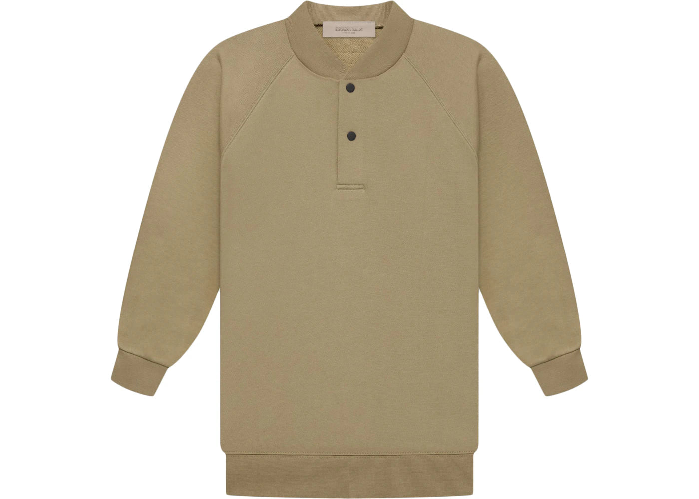 Fear of God Essentials Women's 3/4 Sleeve Henley Oak