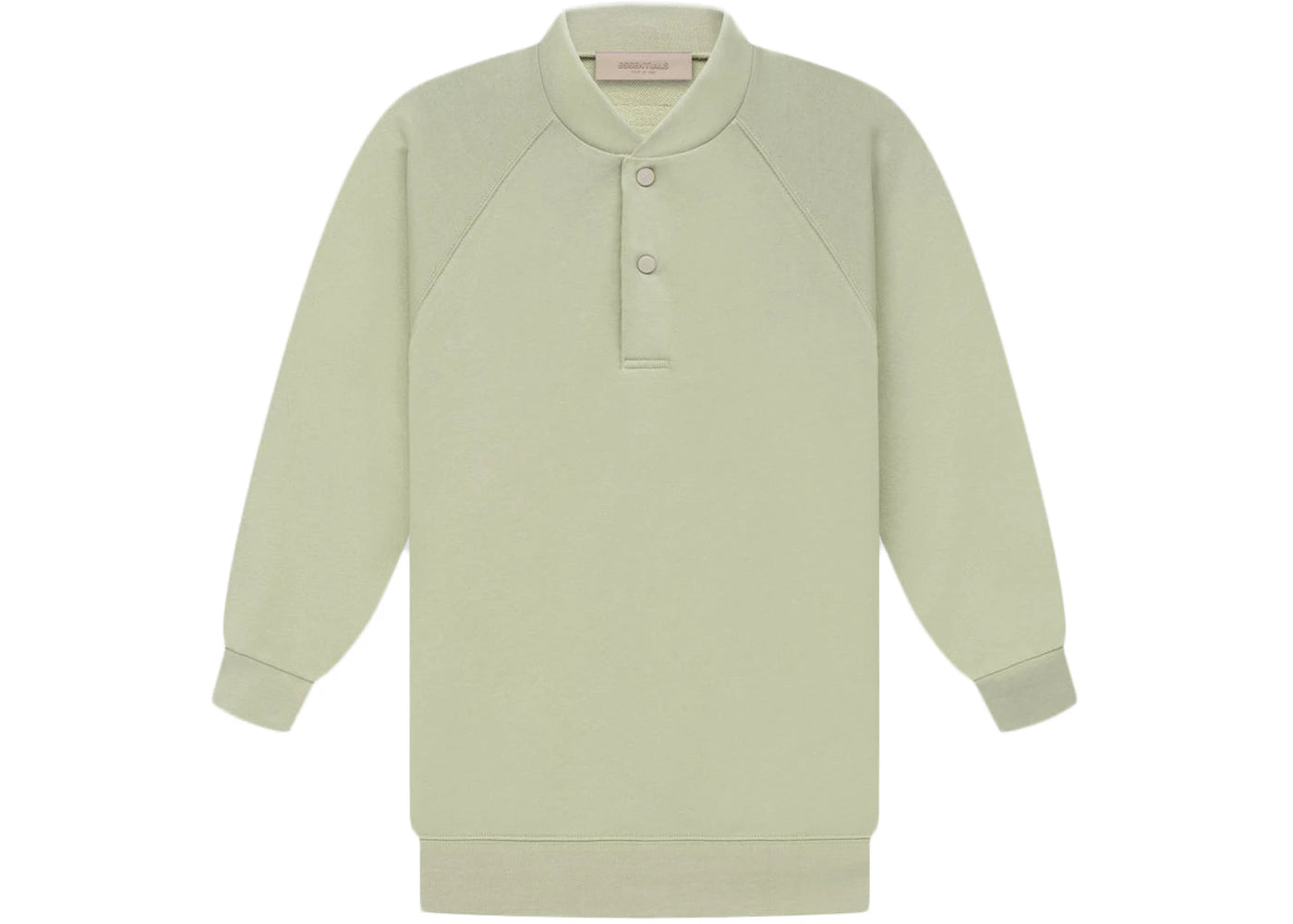 Fear of God Essentials Women's 3/4 Sleeve Henley Seafoam